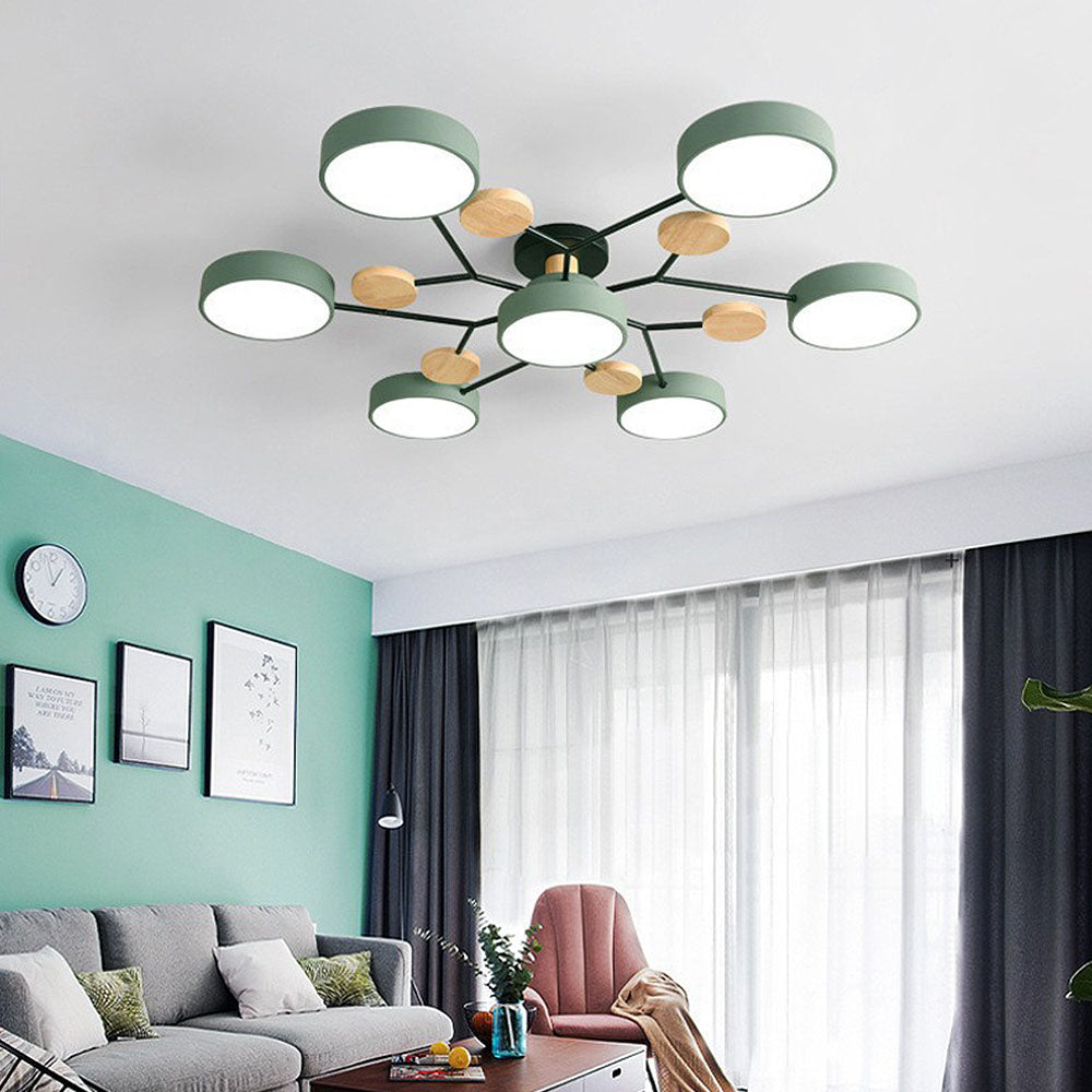 Lampsmodern-UK Circular LED Ceiling Light 33.5-37in Dia 5.5in