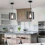 Lampsmodern-UK Iron And Wood Pendant Light Farmhouse Style