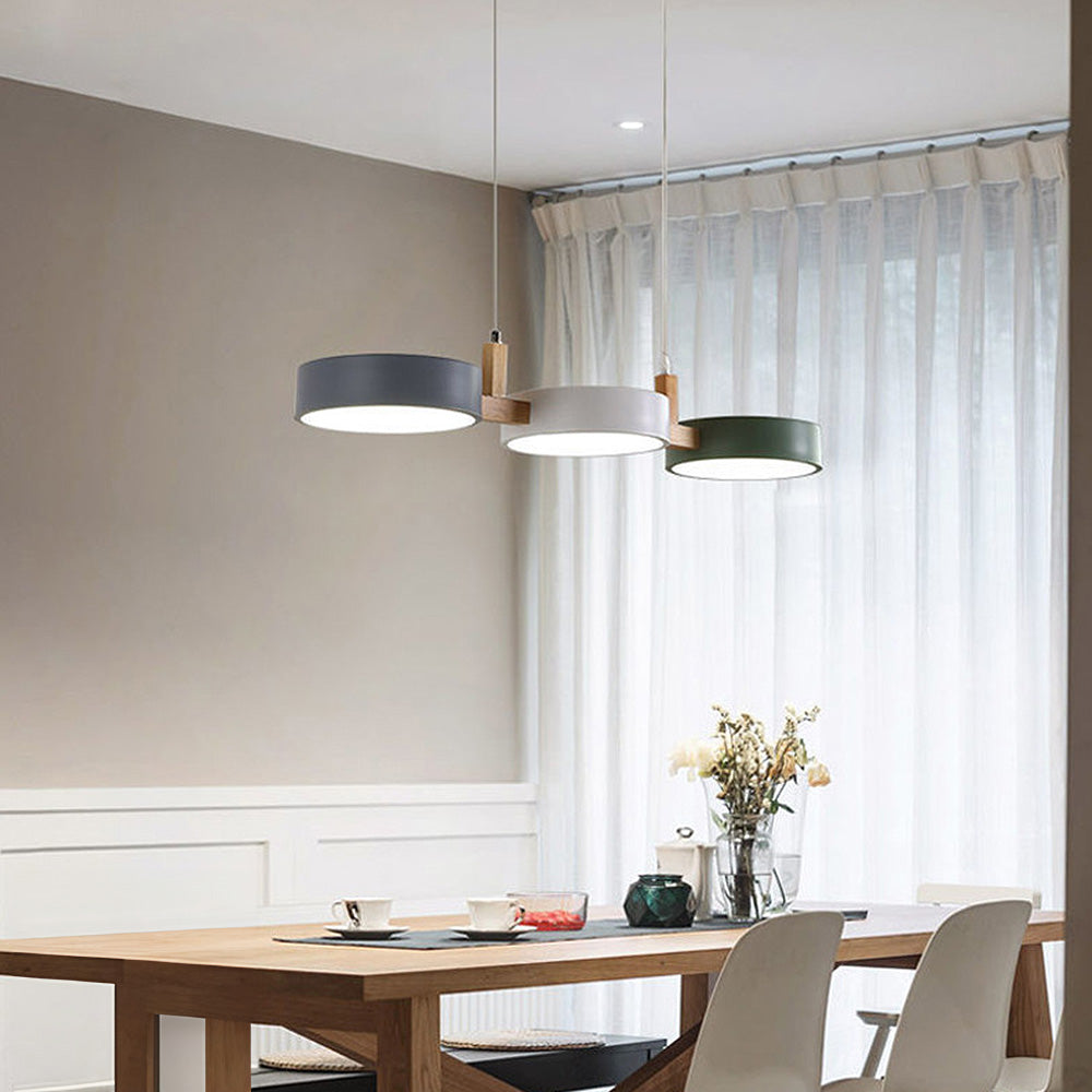 Lampsmodern-UK Metal Cylinder Pendant Light Multi-Light 30.3in x 7.9in