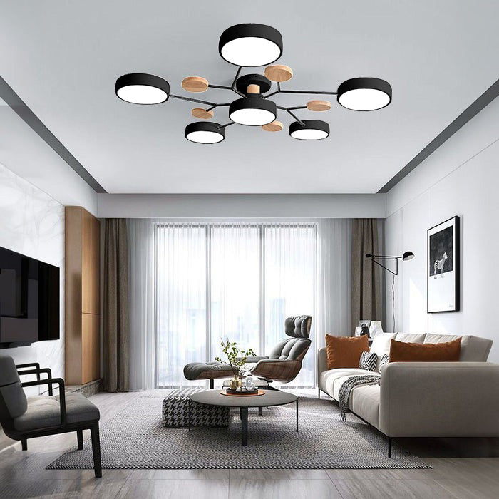 Lampsmodern-UK Circular LED Ceiling Light 33.5-37in Dia 5.5in