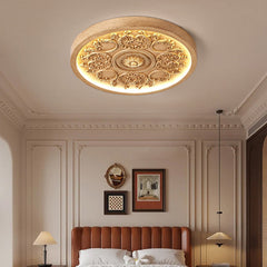 Modern Minimalist LED Flush Mount Ceiling Light Iron Resin Acrylic