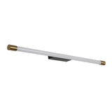 Overhead detail of the polycarbonate diffuser on the LED wall sconce