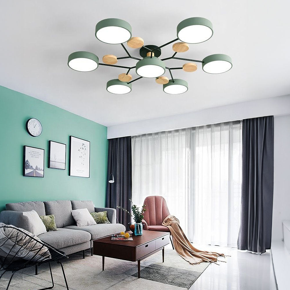 Lampsmodern-UK Circular LED Ceiling Light 33.5-37in Dia 5.5in