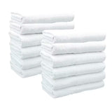 12-Pack Commercial Bath Towels – 8lb Durable 24x48 Guest Towels