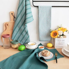 100 Cotton Waffle Weave Dish Cloths - Ultra Absorbent Kitchen Towels for Efficient Cleaning - 100 Cotton Kitchen Towels - Hurbane Home