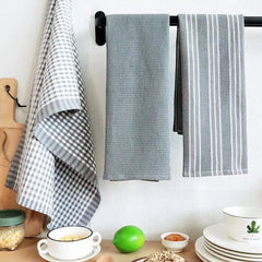 100 Cotton Waffle Weave Dish Cloths - Ultra Absorbent Kitchen Towels for Efficient Cleaning - 100 Cotton Kitchen Towels - Hurbane Home
