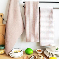 100 Cotton Waffle Weave Dish Cloths - Ultra Absorbent Kitchen Towels for Efficient Cleaning - 100 Cotton Kitchen Towels - Hurbane Home
