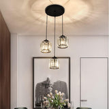 Lampsmodern-UK Multi-Head Glass Pendant Light Black for Kitchen