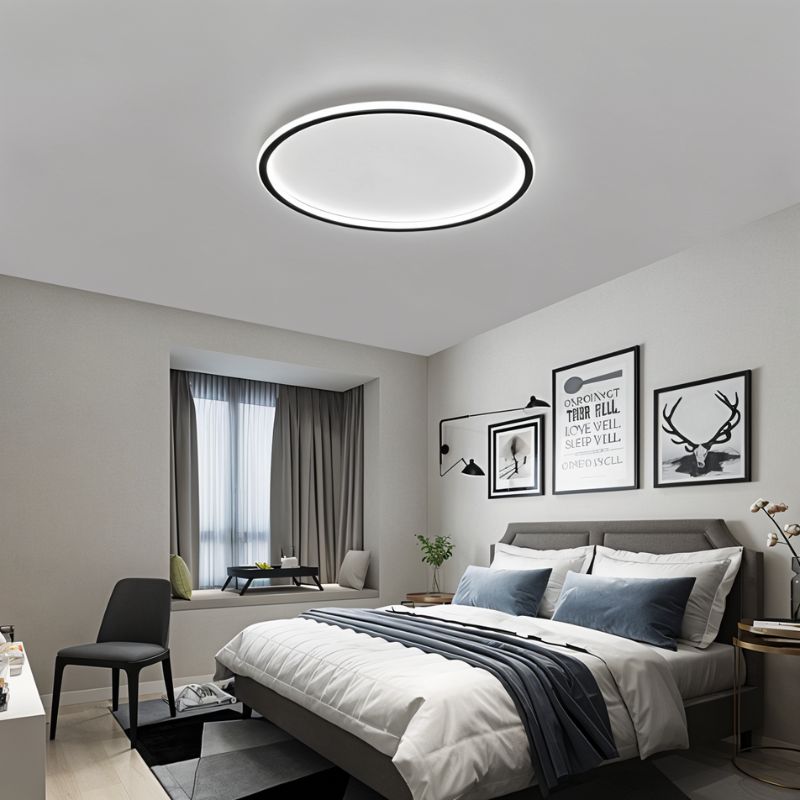 Lampsmodern-UK Ultra-Thin Round Low Ceiling Light LED Surface Mount