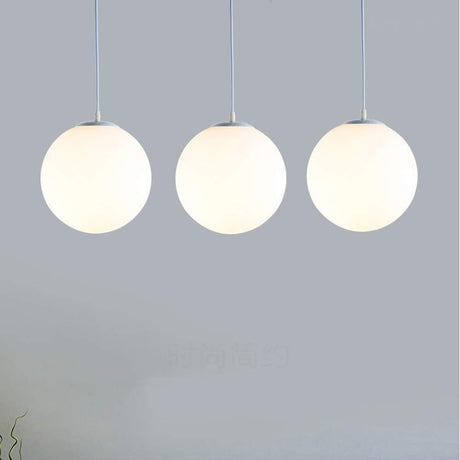 Lampsmodern-UK Glass Single-Head Pendant Light E27 Base Restaurant Fixture