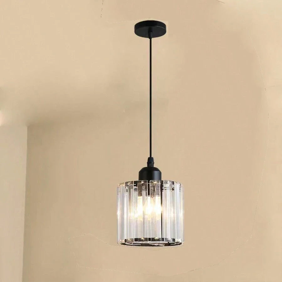 Lampsmodern-UK Multi-Head Glass Pendant Light Black for Kitchen