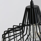 Lampsmodern-UK Modern Crystal Pendant Light Iron Frame 1-Light