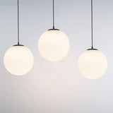 Lampsmodern-UK Glass Single-Head Pendant Light E27 Base Restaurant Fixture