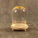 10x13cm Glass Flower Display Cloche Bell Jar 