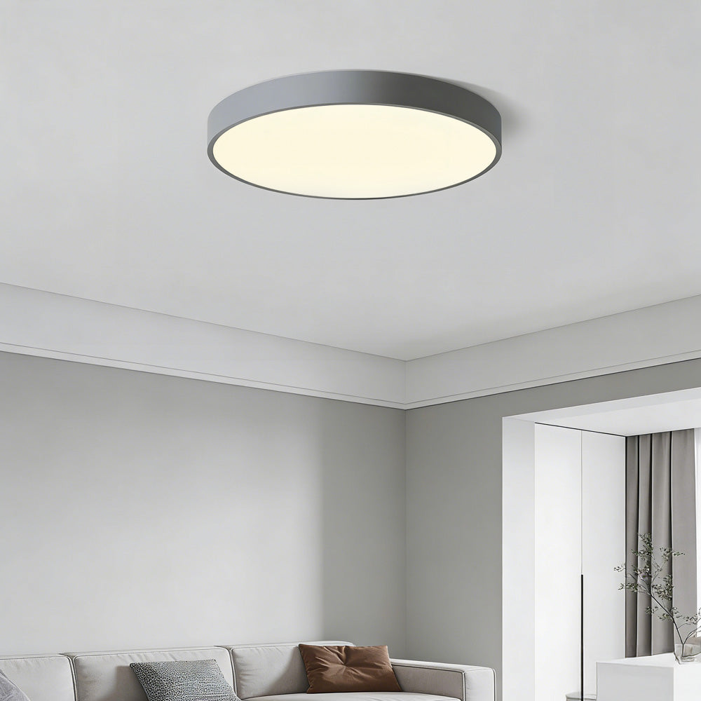 Lampsmodern-UK Circular Flush Mount LED Ceiling Light Slim Profile