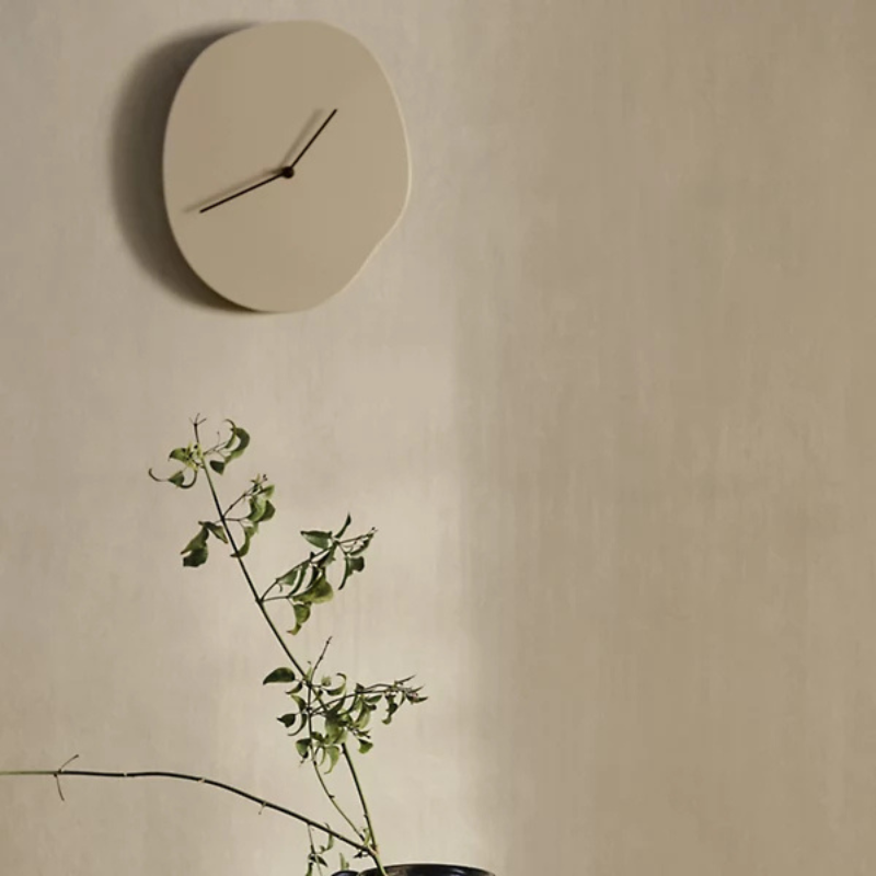 12-inch-wall-clock compact round wall timepiece