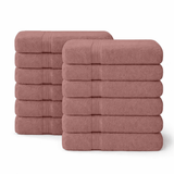 12 - Piece - Large Bath Towels - 100% Cotton, 550 GSM, Luxurious and Absorbent - Bath Towels - Hurbane Home