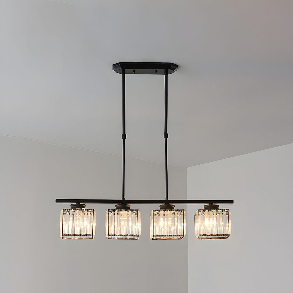 Lampsmodern-UK Minimalist Pendant Chandelier Metal and Glass Contemporary
