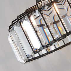 Lampsmodern-UK Modern Crystal Pendant Light Iron Frame 1-Light