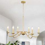 Lampsmodern-UK Simple Modern Iron Pendant Light, 34.6in Dia x 15in