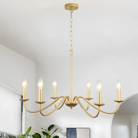 Lampsmodern-UK Simple Modern Iron Pendant Light, 34.6in Dia x 15in