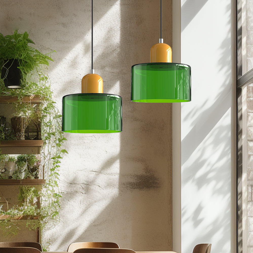 Lampsmodern-UK Bauhaus Creative Glass Pendant Light Adjustable D5.9 H6.7in