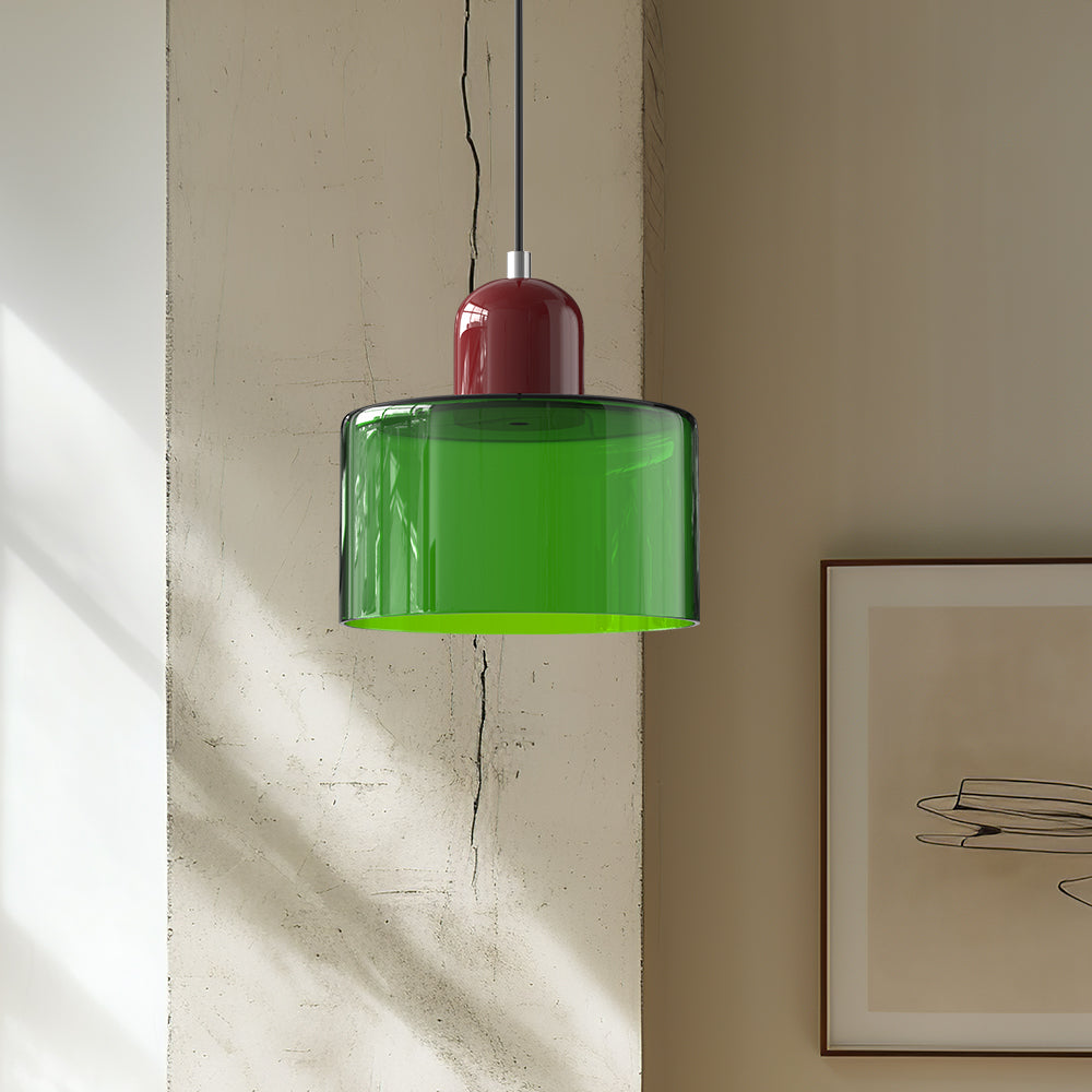 Lampsmodern-UK Bauhaus Creative Glass Pendant Light Adjustable D5.9 H6.7in
