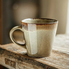 16 oz Porcelain Coffee Mugs - Vintage Design for Reusable Cappuccino Enjoyment - Vintage Coffee Mugs - Hurbane Home