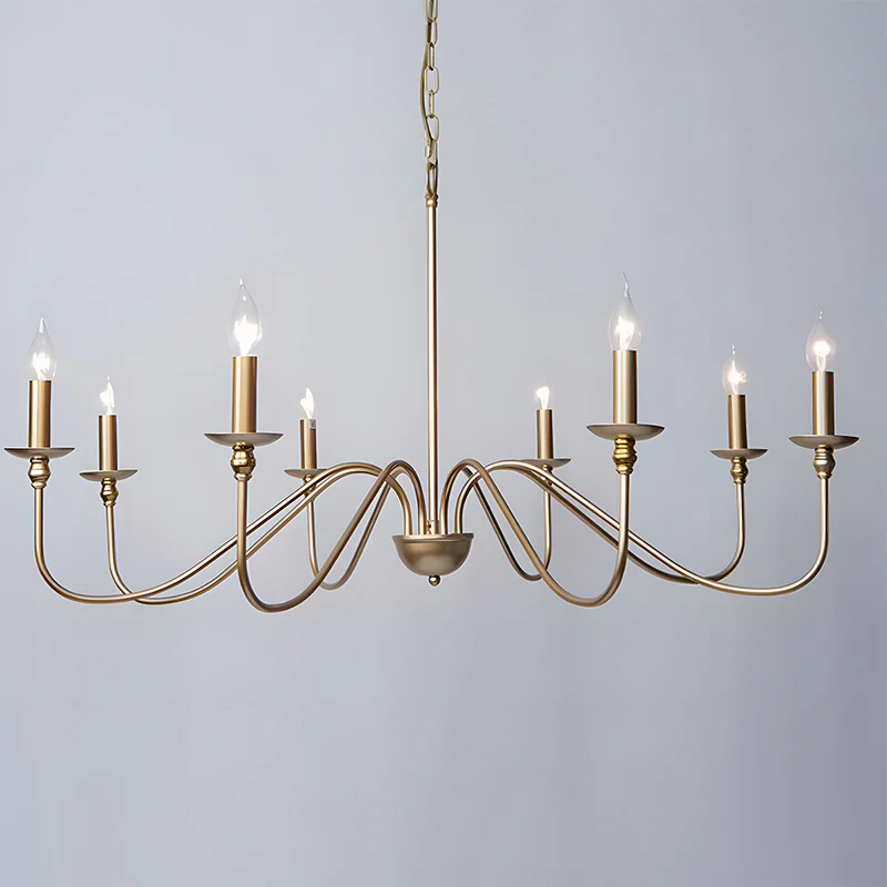 Lampsmodern-UK Simple Modern Iron Pendant Light, 34.6in Dia x 15in