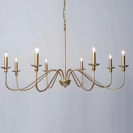 Lampsmodern-UK Simple Modern Iron Pendant Light, 34.6in Dia x 15in