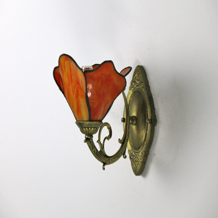 Rear view of the sconce backplate and mounting hardware
