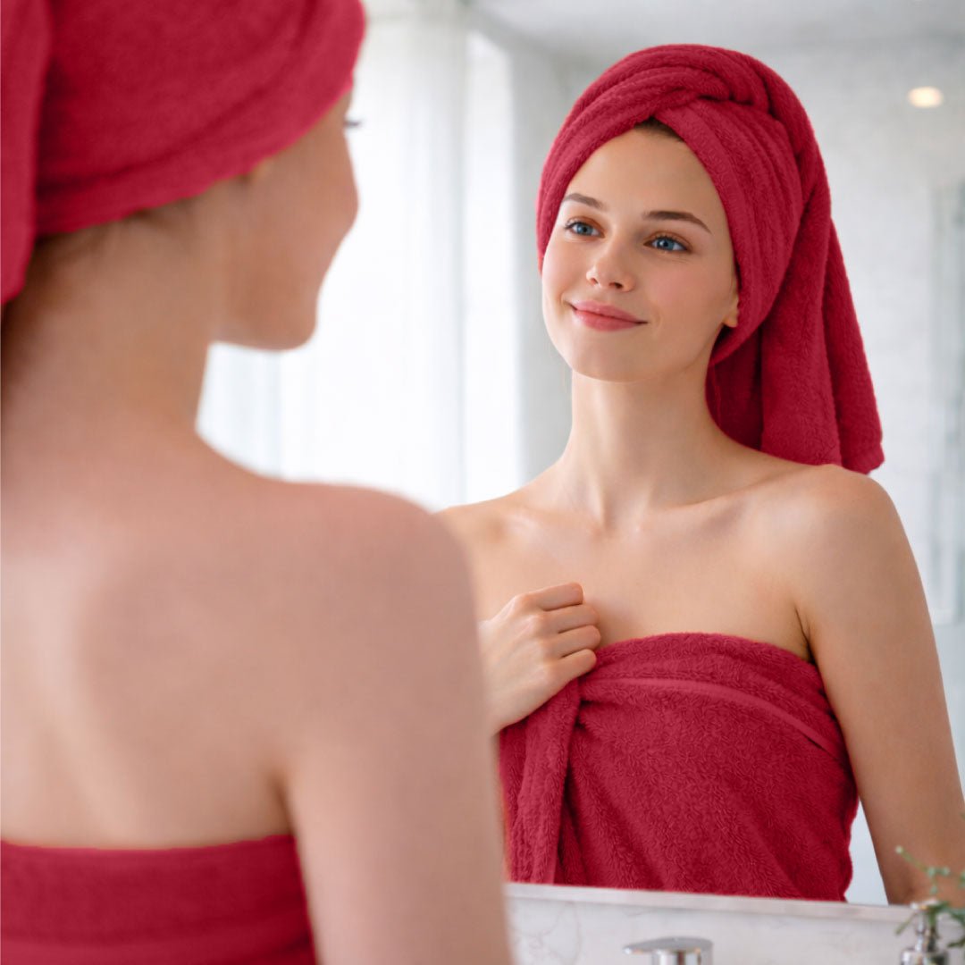 18 - Piece Luxury Cotton Towel Set – Ultra Soft, Quick - Dry & Highly Absorbent - Towels - Hurbane Home
