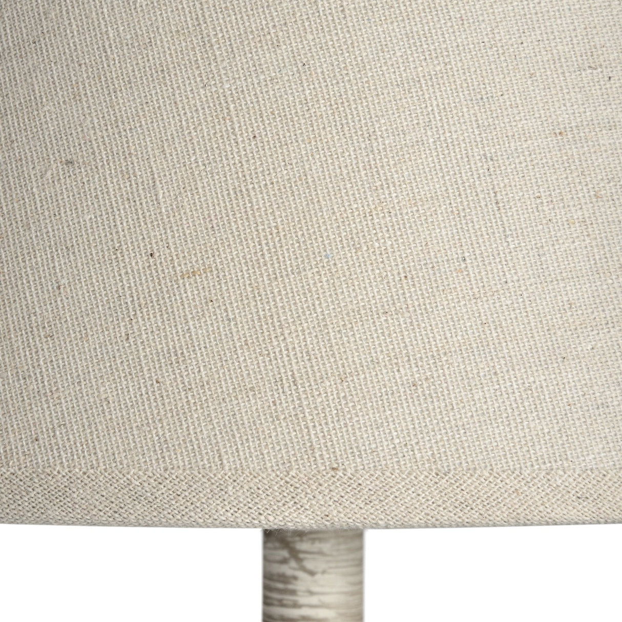 Leptis Magna Rustic Grey-Washed Wooden Table Lamp with Linen Shade