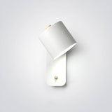 Nordic Macaron Cylinder Rotatable Wall Sconce Lamp Metal 9.8in