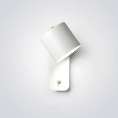 Nordic Macaron Cylinder Rotatable Wall Sconce Lamp Metal 9.8in