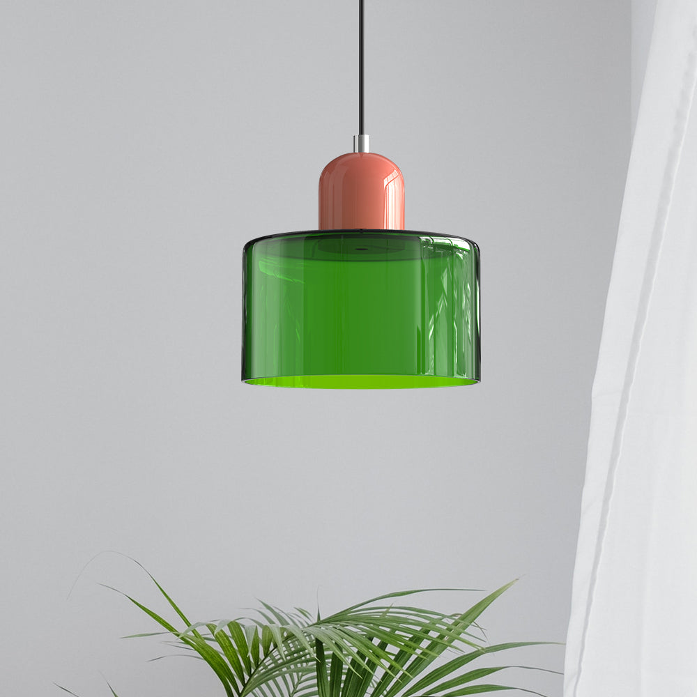 Lampsmodern-UK Bauhaus Creative Glass Pendant Light Adjustable D5.9 H6.7in