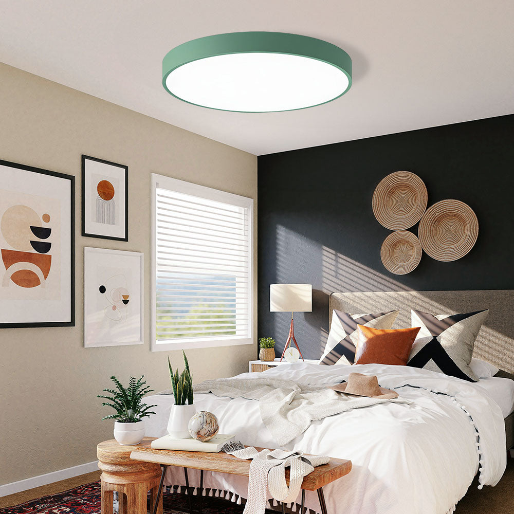Lampsmodern-UK Circular Flush Mount LED Ceiling Light Slim Profile