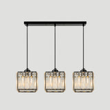 Lampsmodern-UK Multi-Head Glass Pendant Light Black for Kitchen
