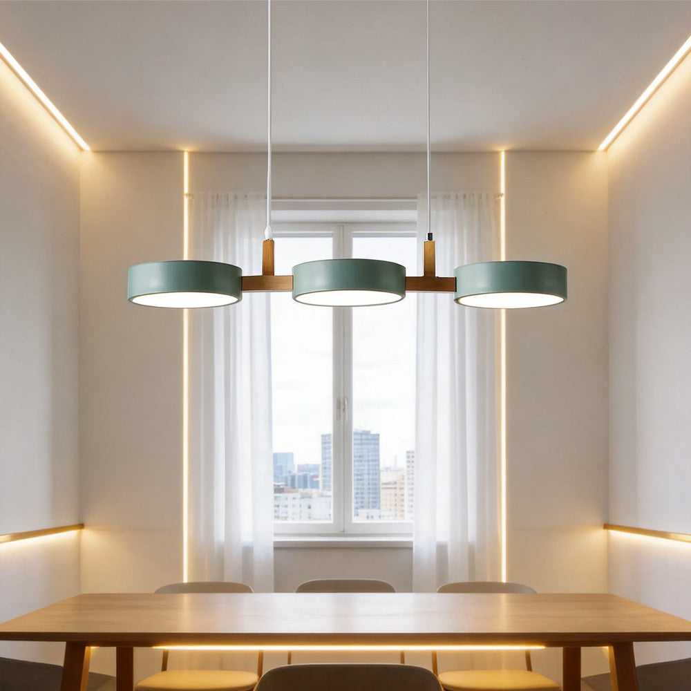 Lampsmodern-UK Metal Cylinder Pendant Light Multi-Light 30.3in x 7.9in