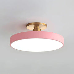 Lampsmodern-UK Circular LED Semi-Flush Ceiling Light 12in Acrylic