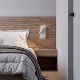 Wall mounted LED reading lamp in a minimalist interior style