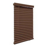 Faux Wood Blinds – Cordless 2 Inch Dark Oak Window Blinds.
