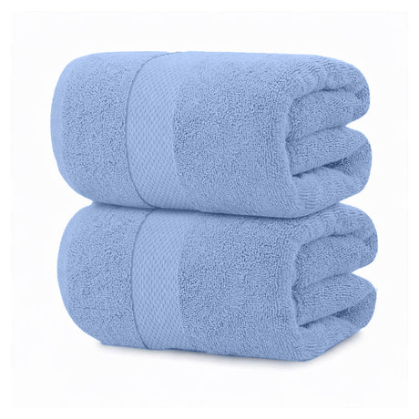 2 - Pack Jumbo Bath Towels, Extra Large 35 x 70 Inch - Towels - Hurbane Home