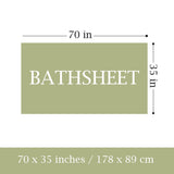 2 - Pack Jumbo Bath Towels, Extra Large 35 x 70 Inch - Towels - Hurbane Home