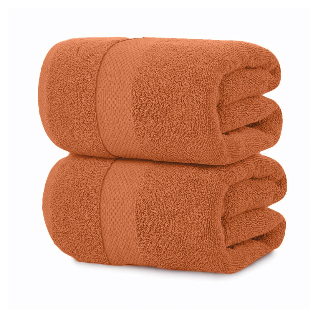2 - Pack Jumbo Bath Towels, Extra Large 35 x 70 Inch - Towels - Hurbane Home
