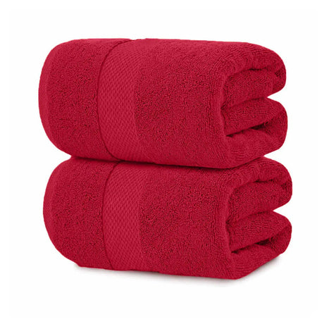 2 - Pack Jumbo Bath Towels, Extra Large 35 x 70 Inch - Towels - Hurbane Home