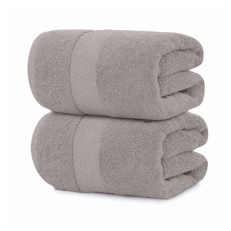 2 - Pack Jumbo Bath Towels, Extra Large 35 x 70 Inch - Towels - Hurbane Home
