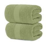 2 - Pack Jumbo Bath Towels, Extra Large 35 x 70 Inch - Towels - Hurbane Home