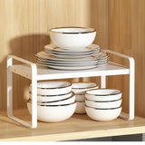 2 Tier Countertop Kitchen Shelf - Space Saving Organizer for Smart Storage - Kitchen Countertop Shelf - Hurbane Home