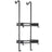 2 Tier Hanging Shower Caddy for Organized Rustproof Bathroom Storage - Metal Shower Caddy Hanging - Hurbane Home